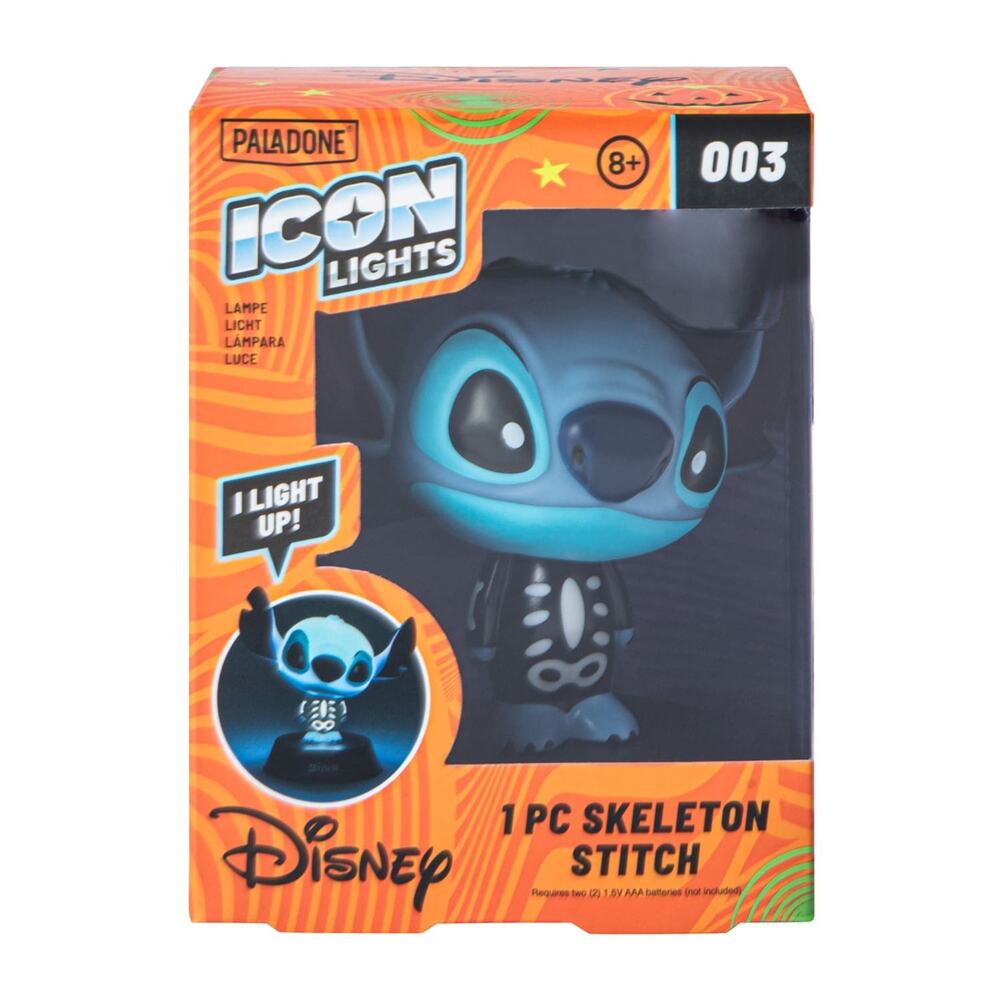 🔥Paladone Disney Skeleton Stitch Icon Light Halloween BNWT🔥